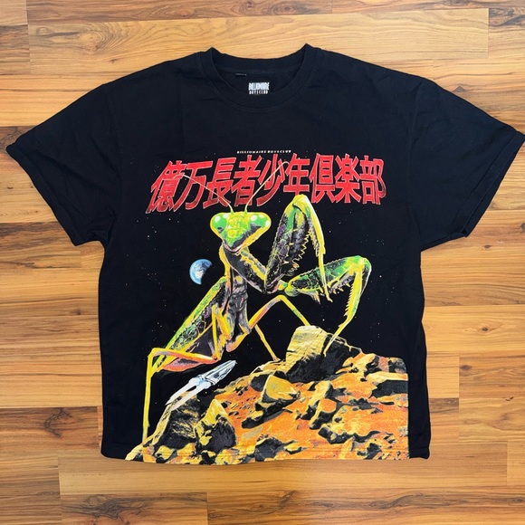Billionaire Boys Club Praying Mantis Graphic Tee Oversized Streetwear 3XL Skater